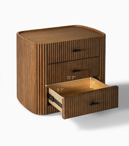 Astor 23" Fluted Nightstand