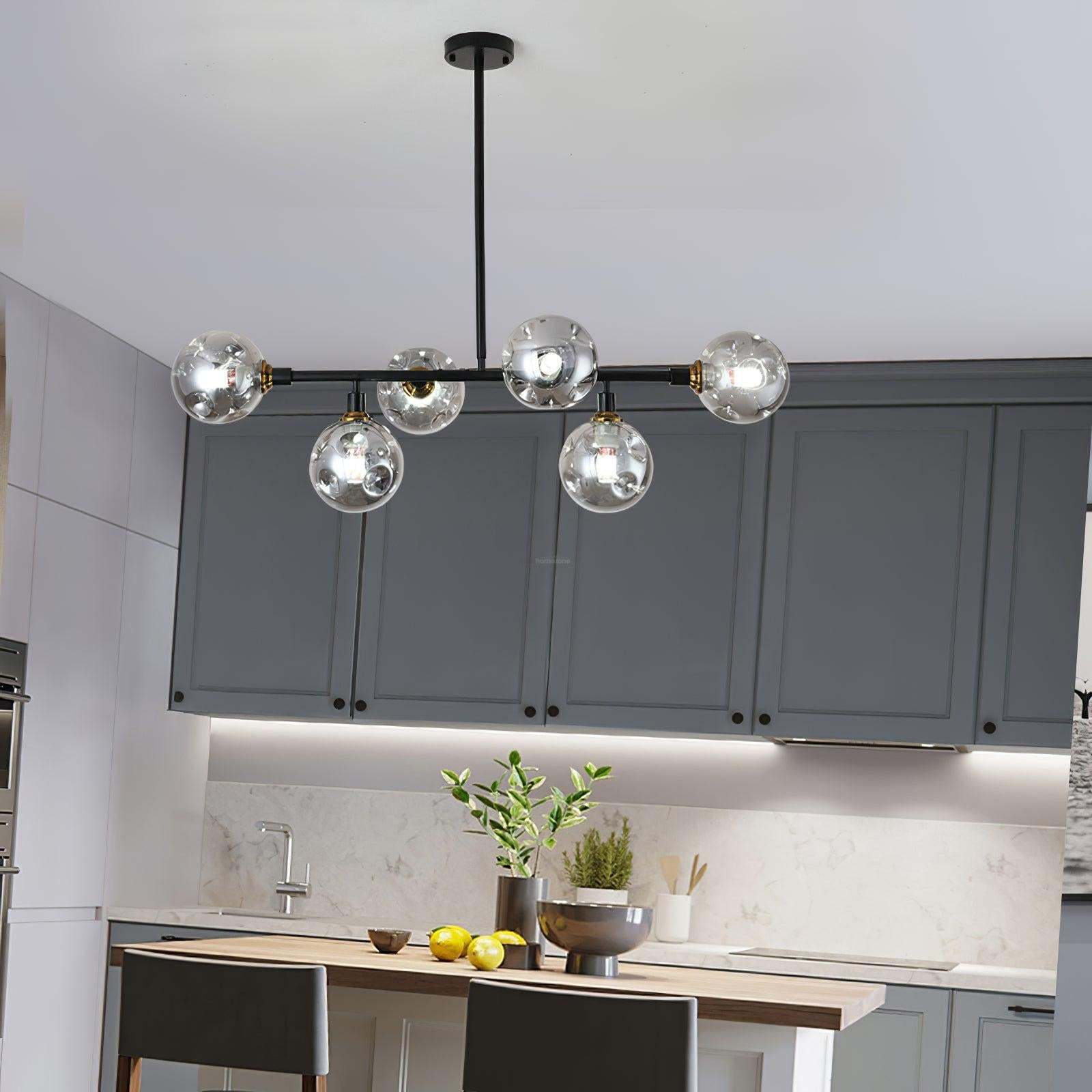 Primas Glass Linear Chandelier-Sylvia Space