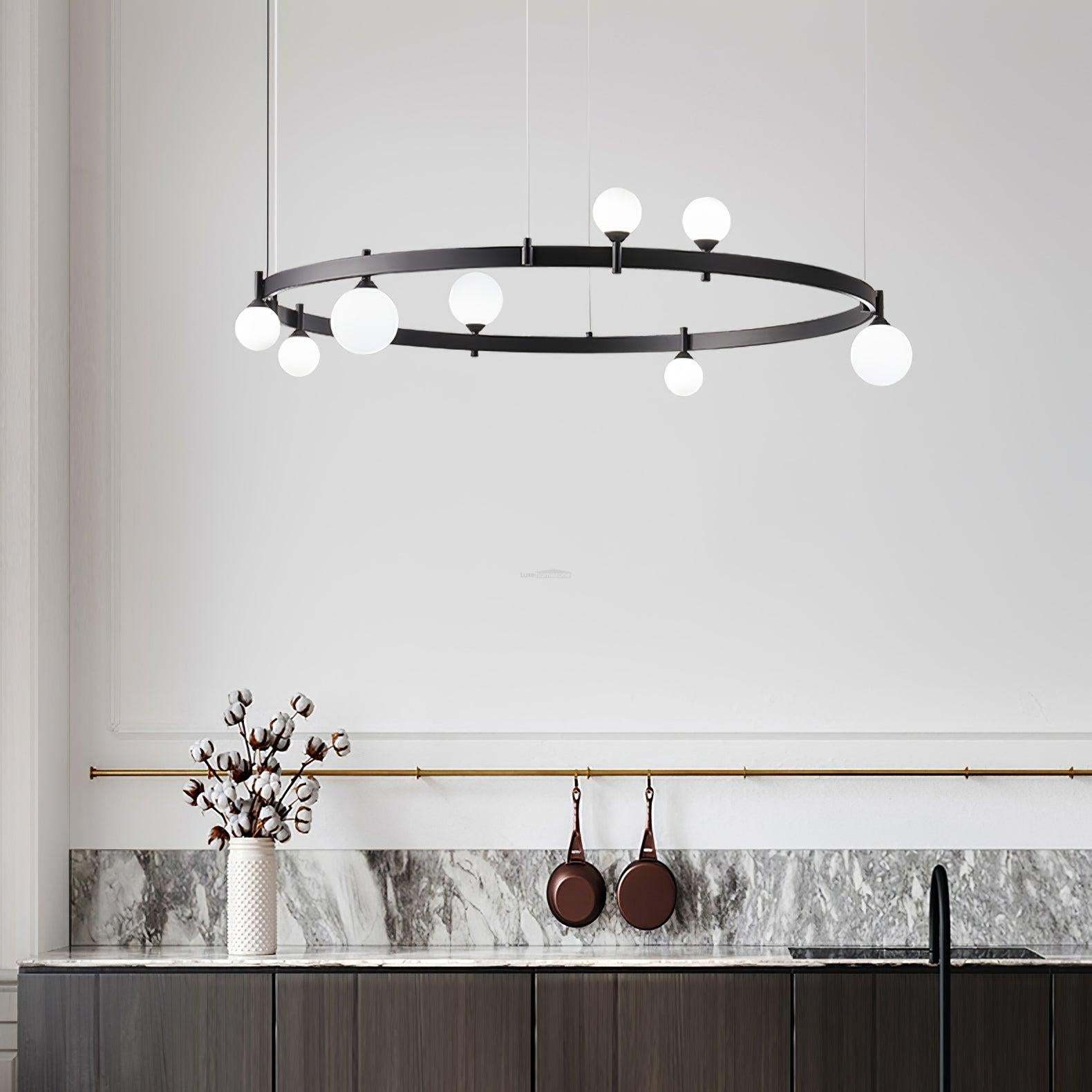 Pomi Ring Chandelier-Sylvia Space