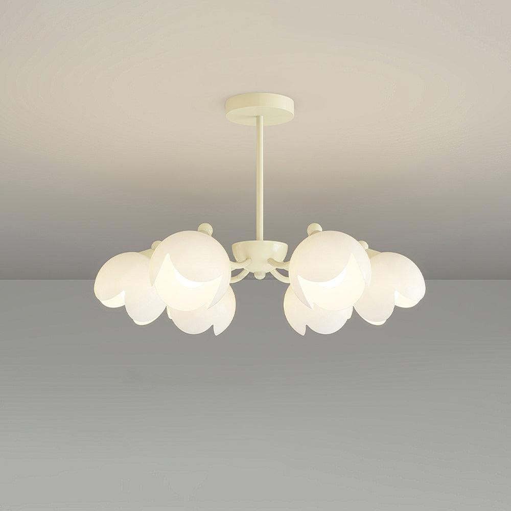 Murano Cream Chandelier with 3/5/6/8 heads-Sylvia Space