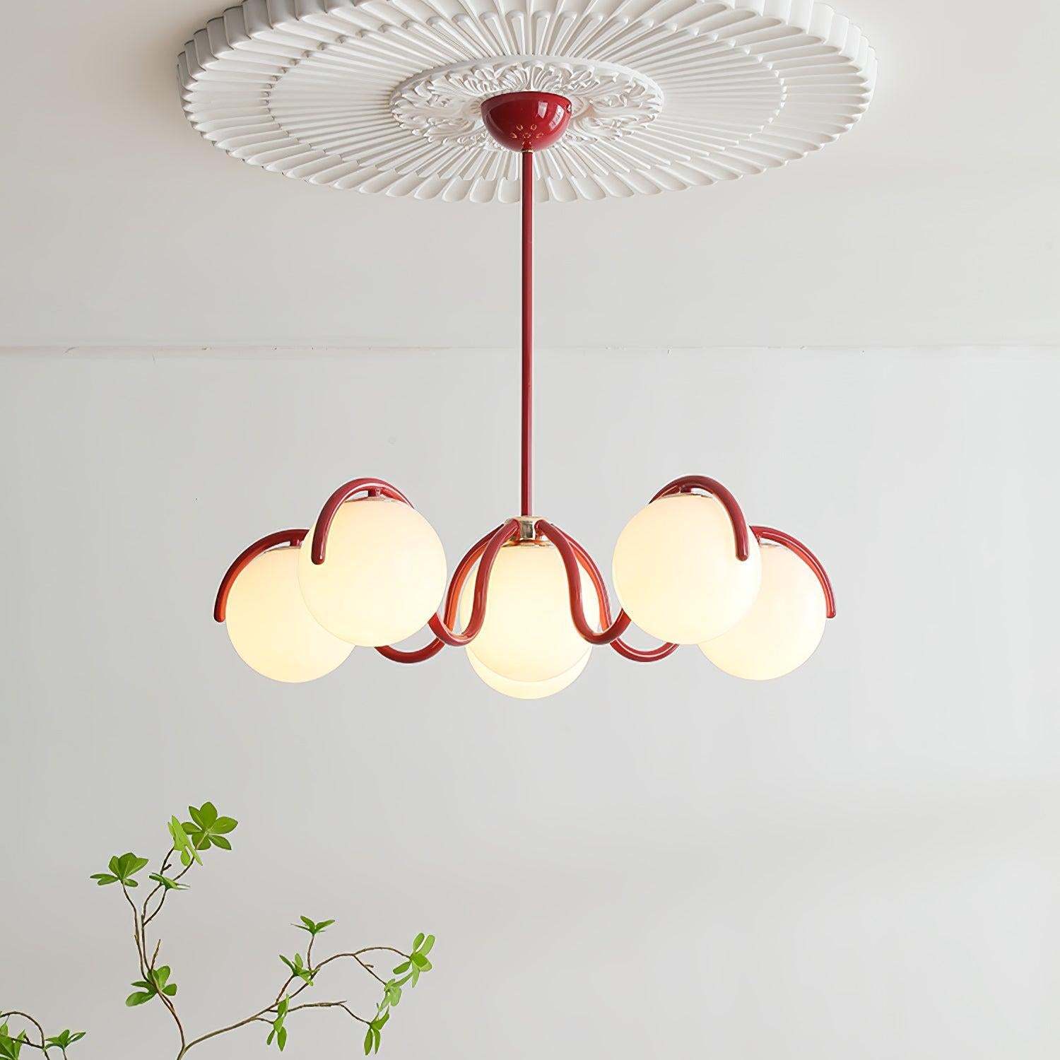 Reedway Curve Linear Chandelier ∅ 27.2″-Sylvia Space
