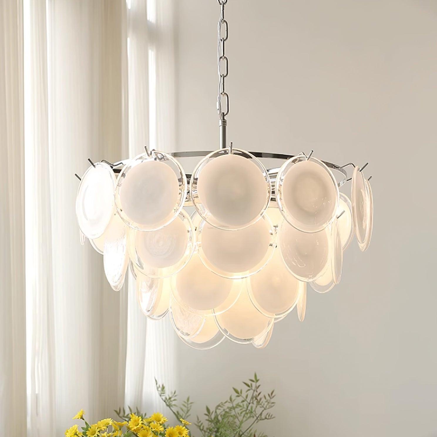 Bettina Murano Chandelier  ∅ 19.6″-Sylvia Space