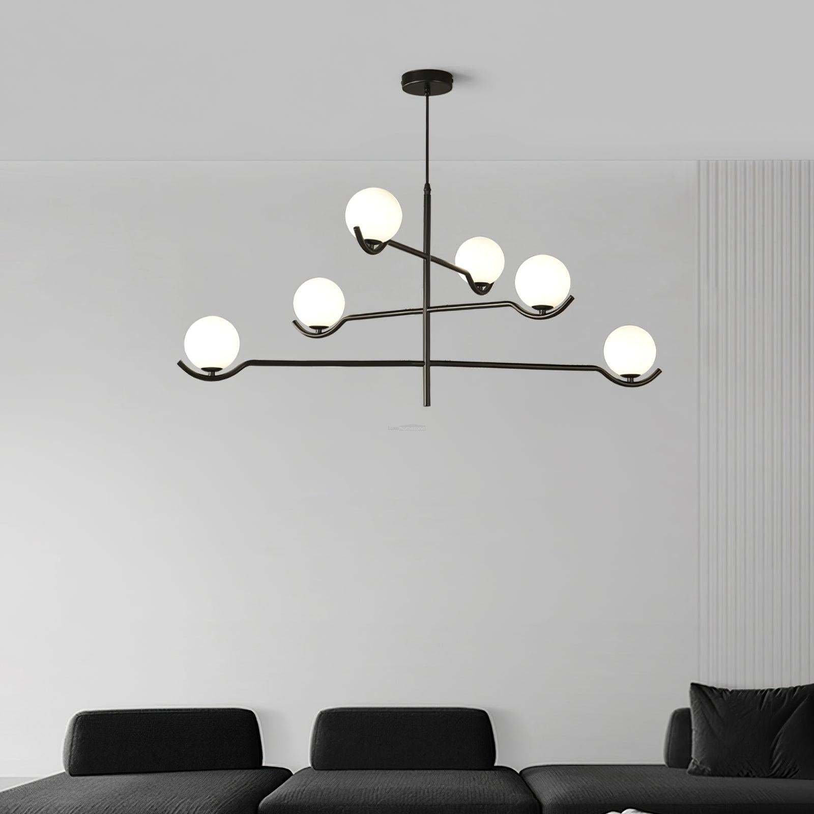 Doris Chandelier with 4/6 heads-Sylvia Space