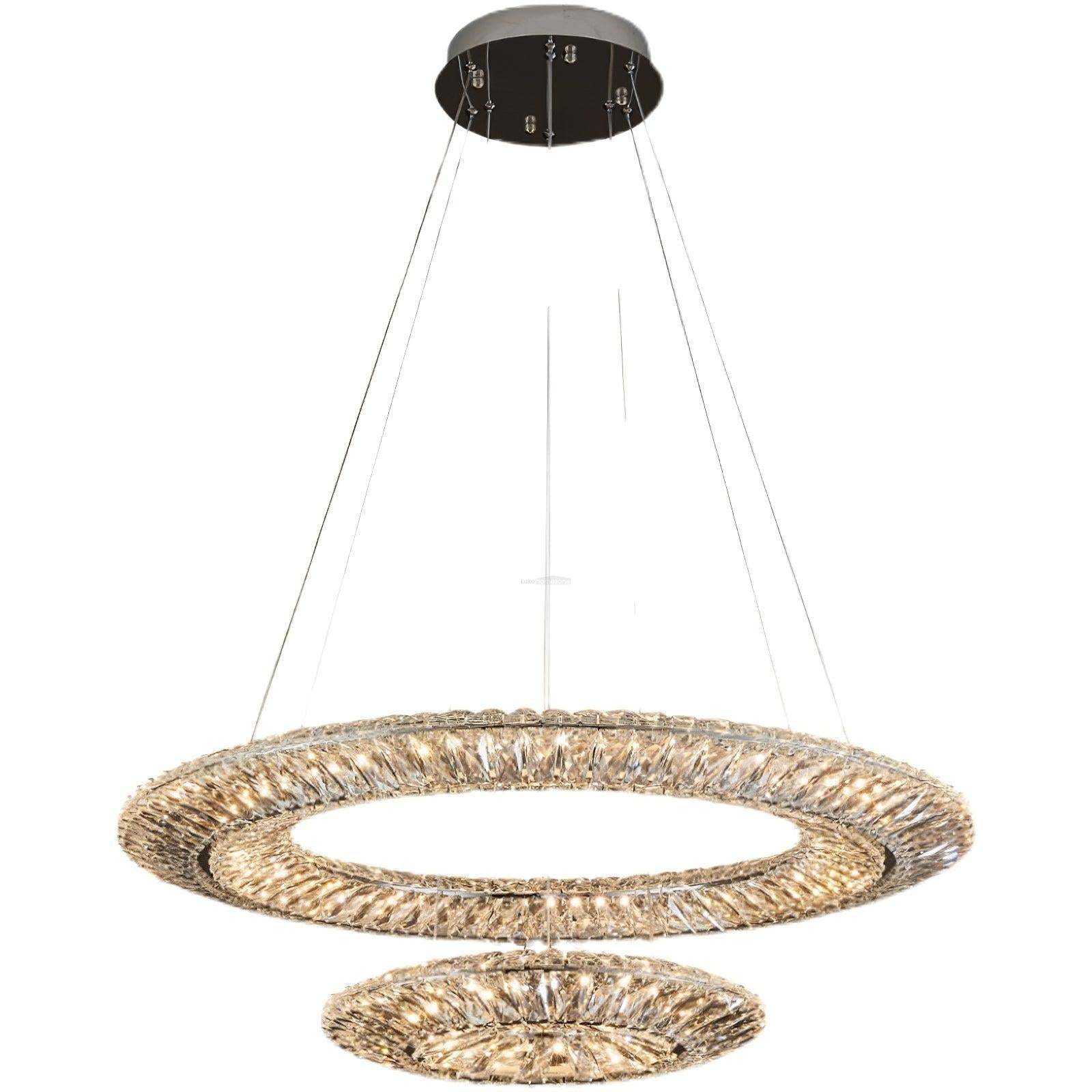 Tanager Geometric Round/Square Chandelier-Sylvia Space