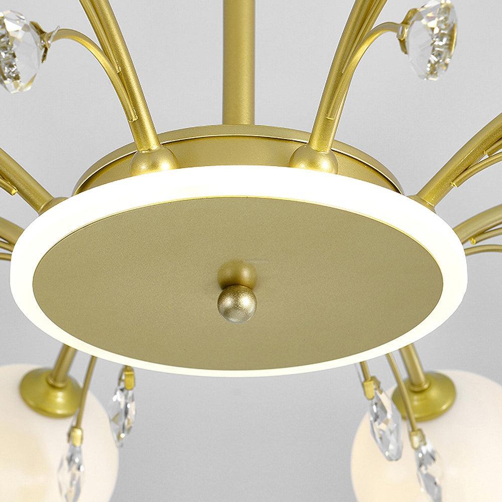 Glamorous Glass Raindrop Chandeliers with 6/8/10/12/16 heads-Sylvia Space