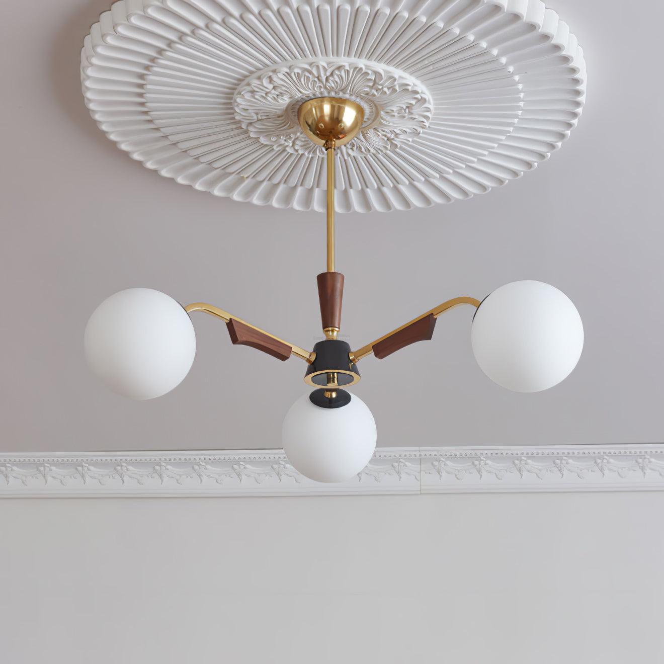 Jeri Sputnik Chandelier with 3/6/8 heads-Sylvia Space
