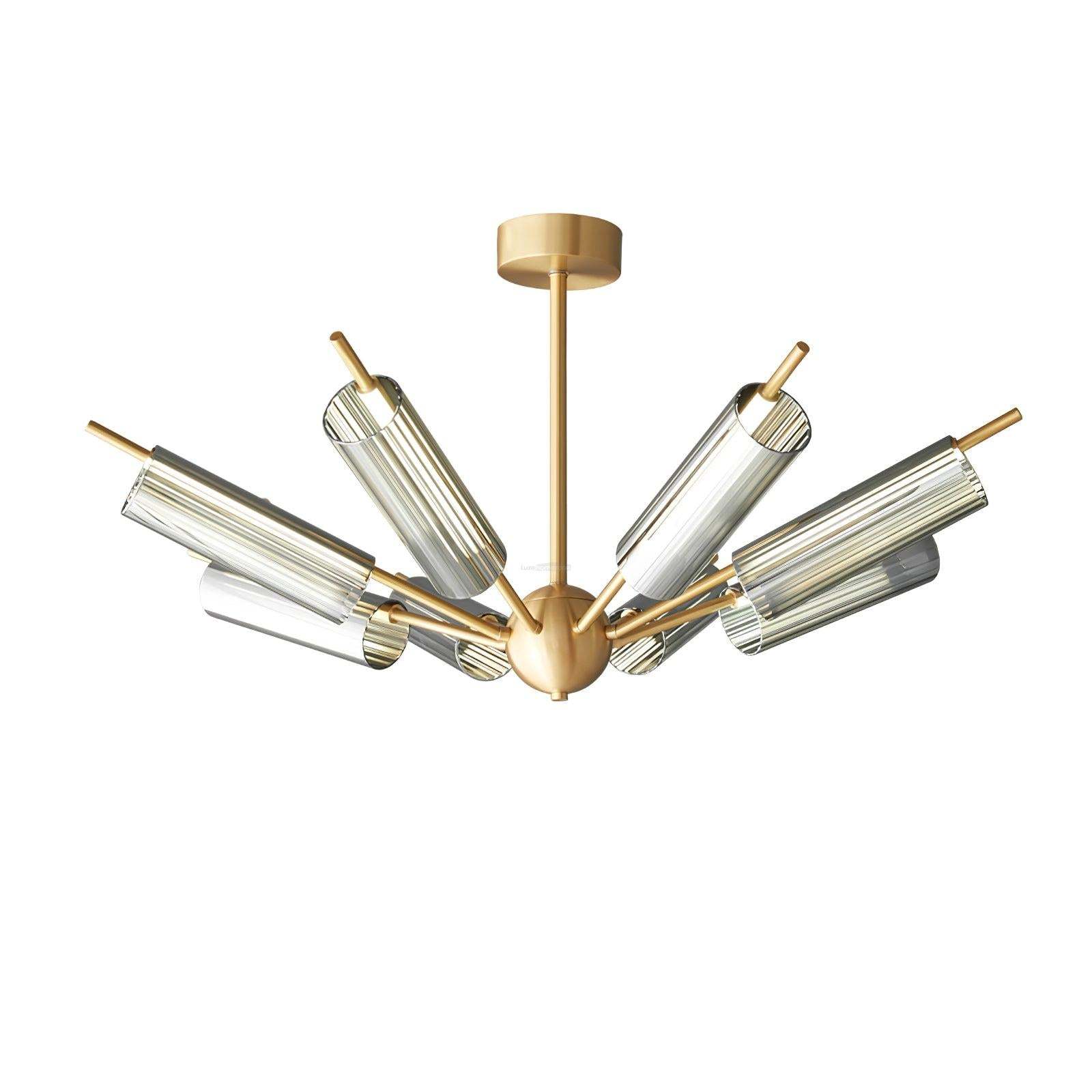Sputnik Brass Chandelier with 6/8/10 heads-Sylvia Space