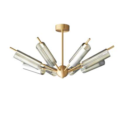 Sputnik Brass Chandelier with 6/8/10 heads-Sylvia Space