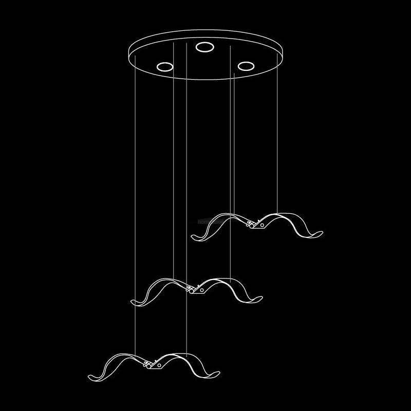 Large Seagull Chandelier with 1/3/5/7/9/11/12/18 heads-Sylvia Space