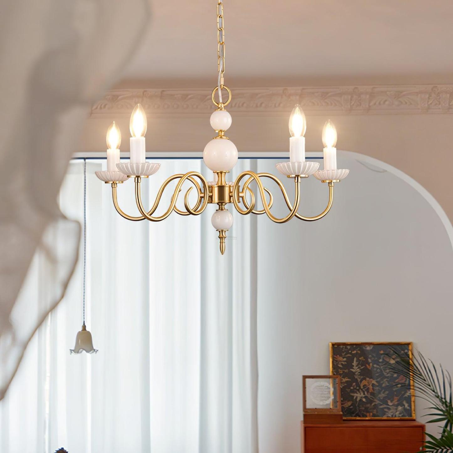 Carlita Chandelier with 3/5 heads-Sylvia Space