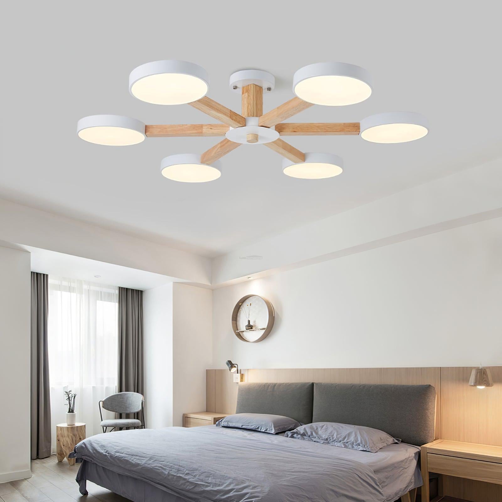 Modern Multi Stem Chandelier with 5/6/8 heads-Sylvia Space