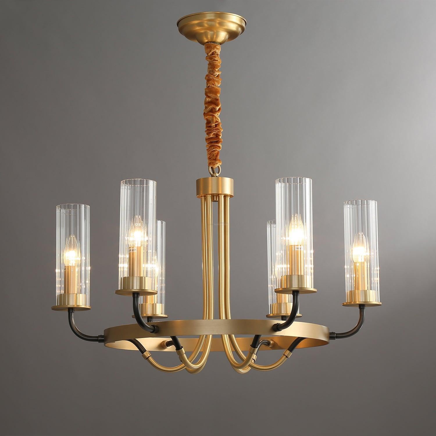 Kearney Chandelier Φ 27.2″-Sylvia Space