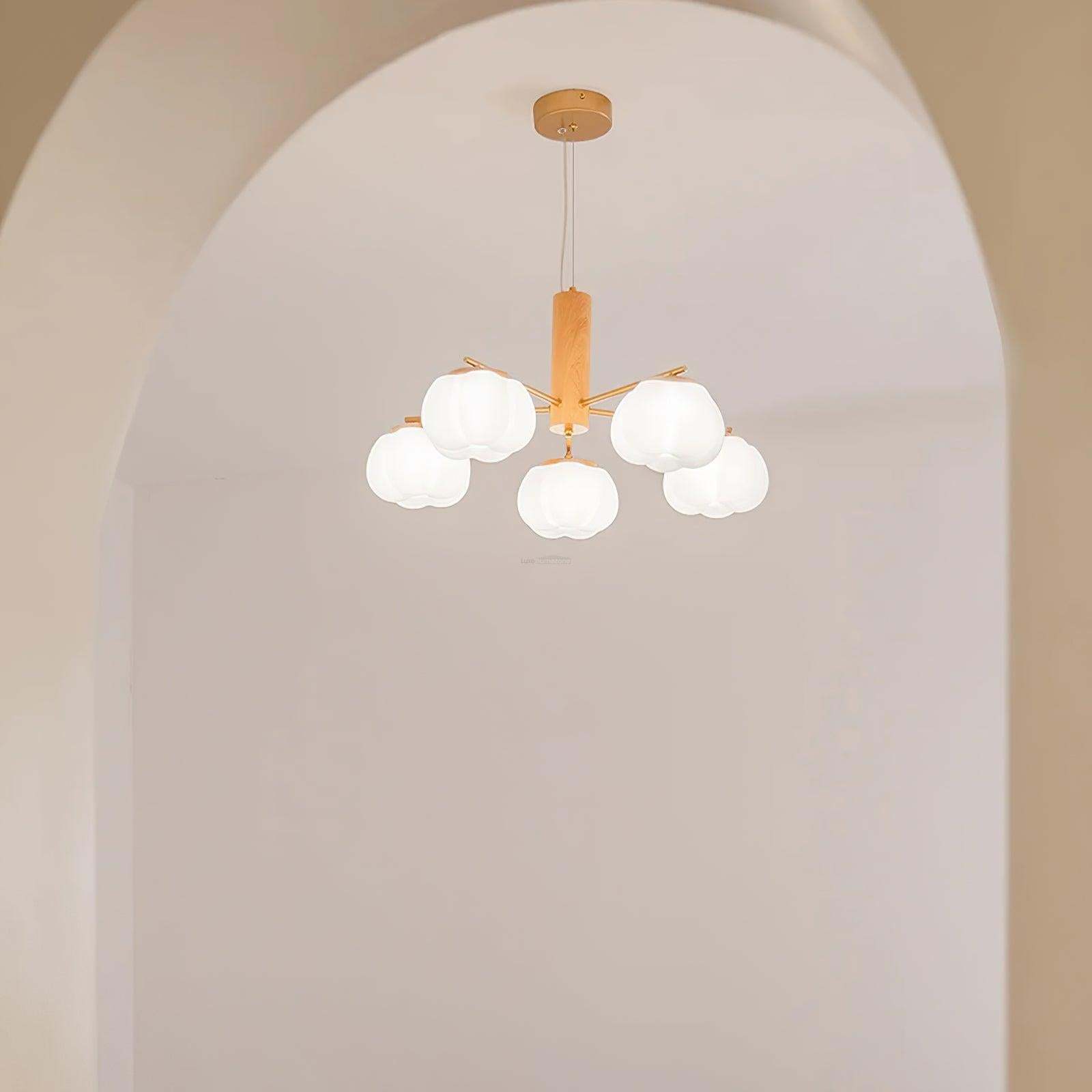 Cotton Balls Round/Linear Chandelier-Sylvia Space