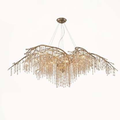 Autumn Twilight Round/Linear Chandelier-Sylvia Space
