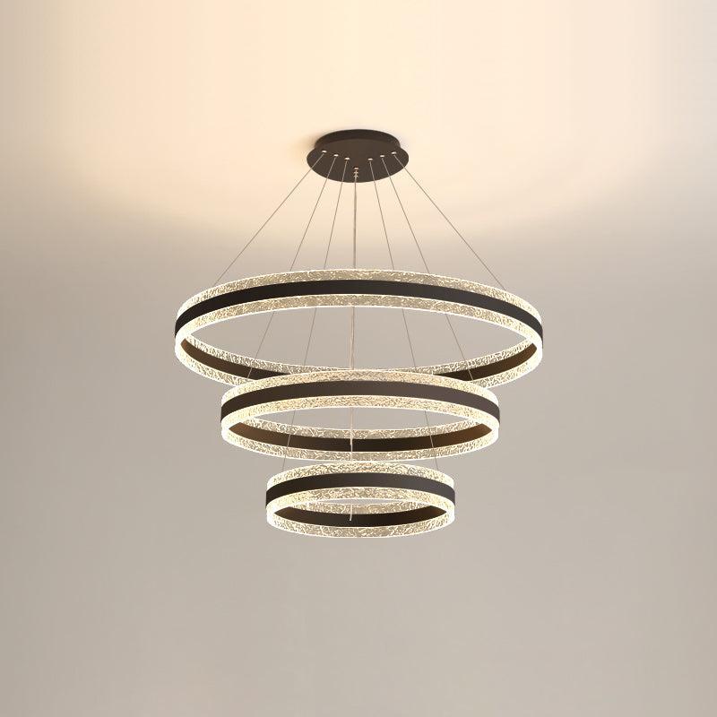 Modern Circle Chandelier-Sylvia Space