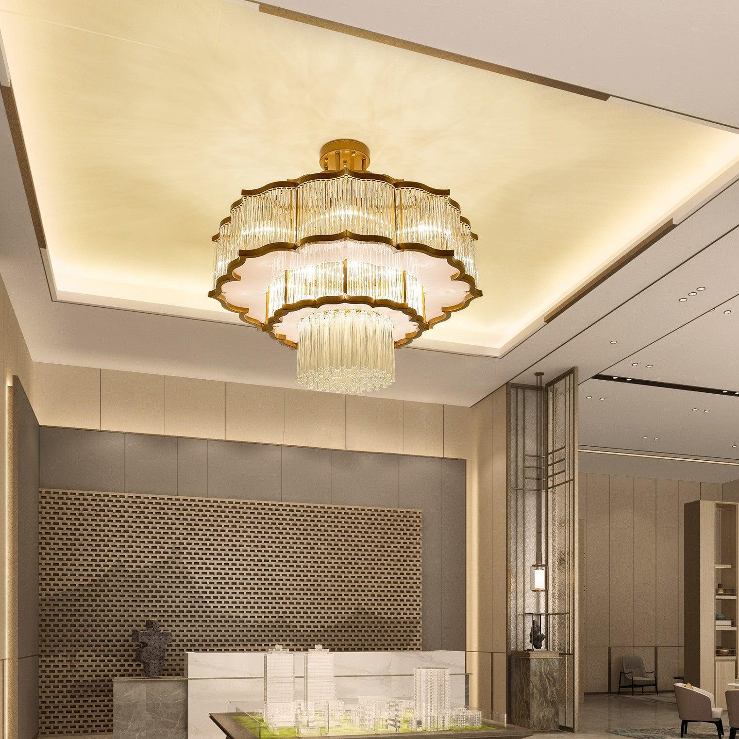 Pharo Ii Chandelier  ∅ 23.6″~39.4''-Sylvia Space