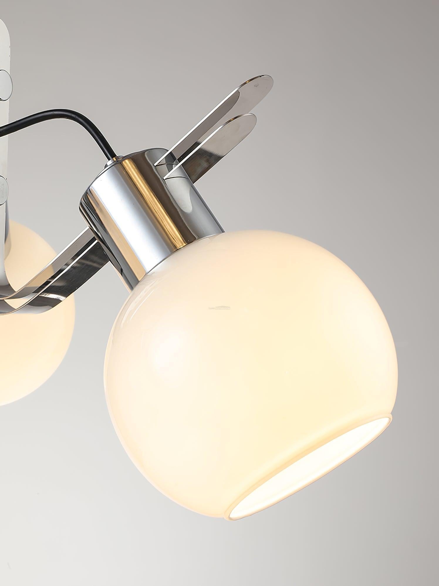 Geometrical Chrome Chandelier-Sylvia Space