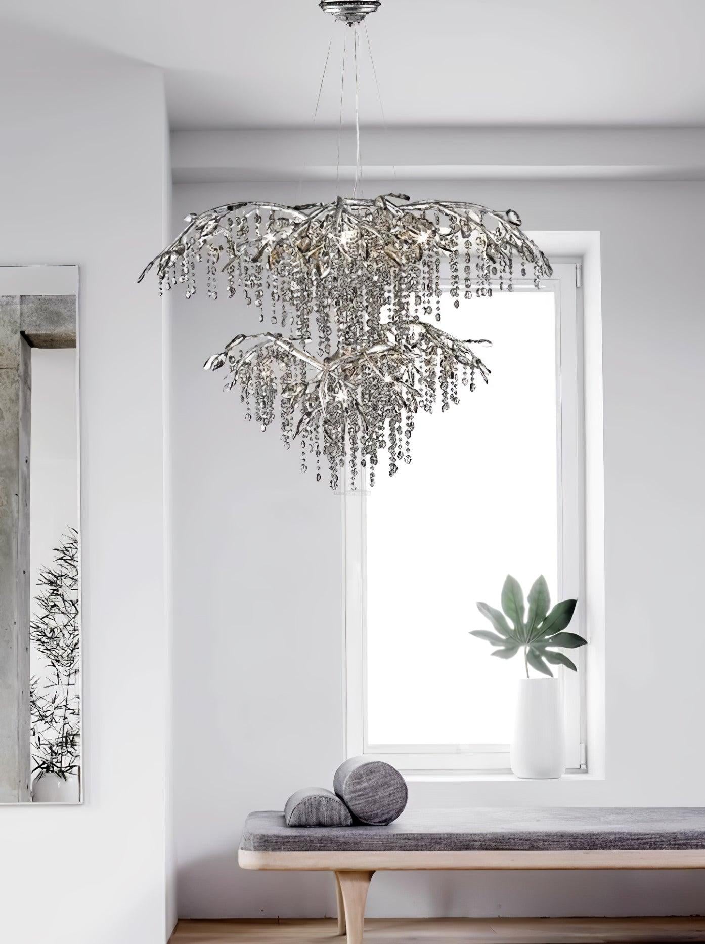 Autumn Twilight Round/Linear Chandelier-Sylvia Space