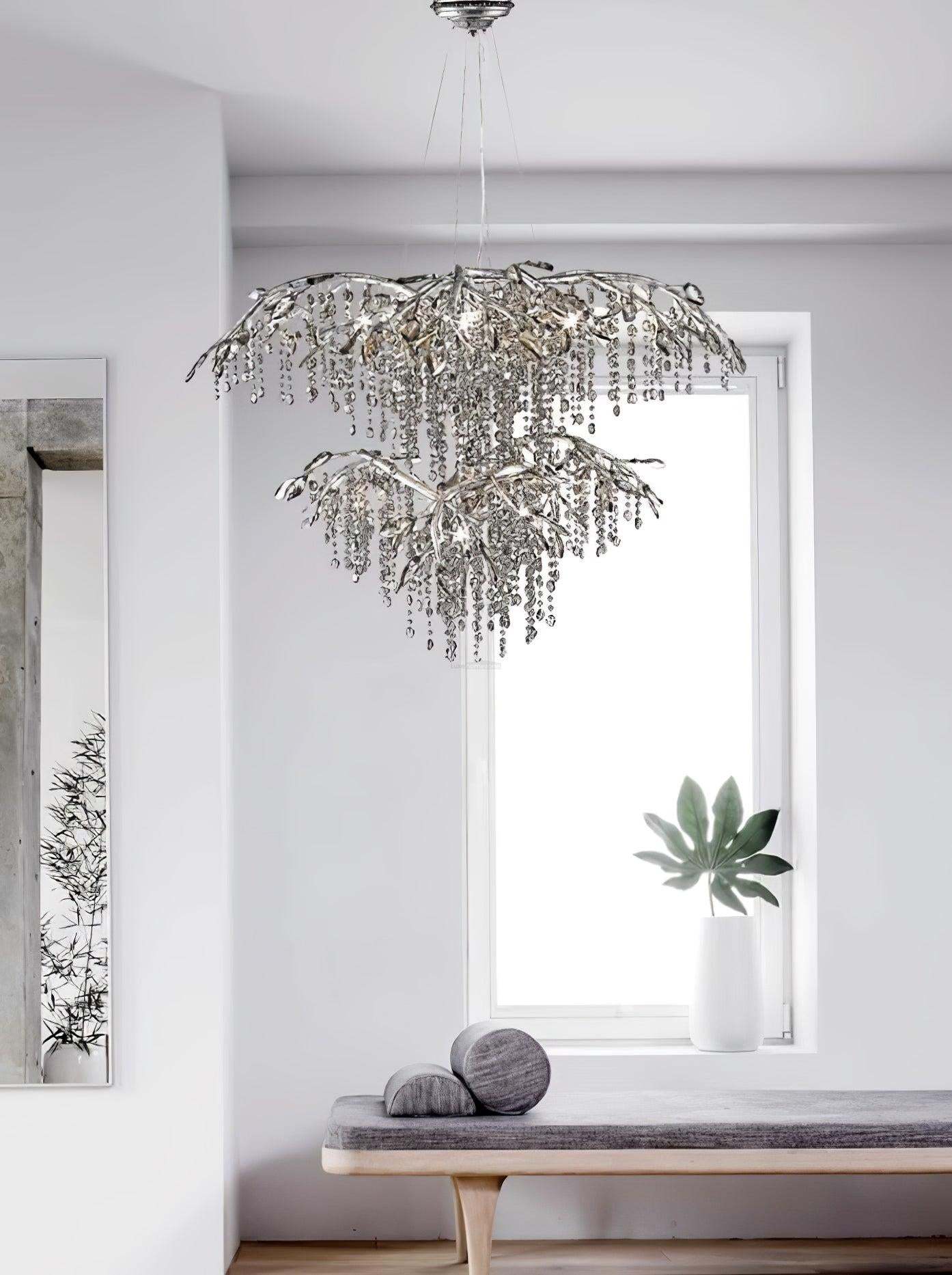 Autumn Twilight Round/Linear Chandelier-Sylvia Space