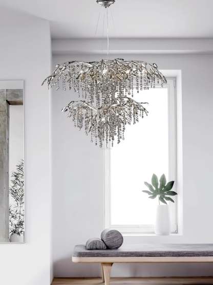 Autumn Twilight Round/Linear Chandelier-Sylvia Space