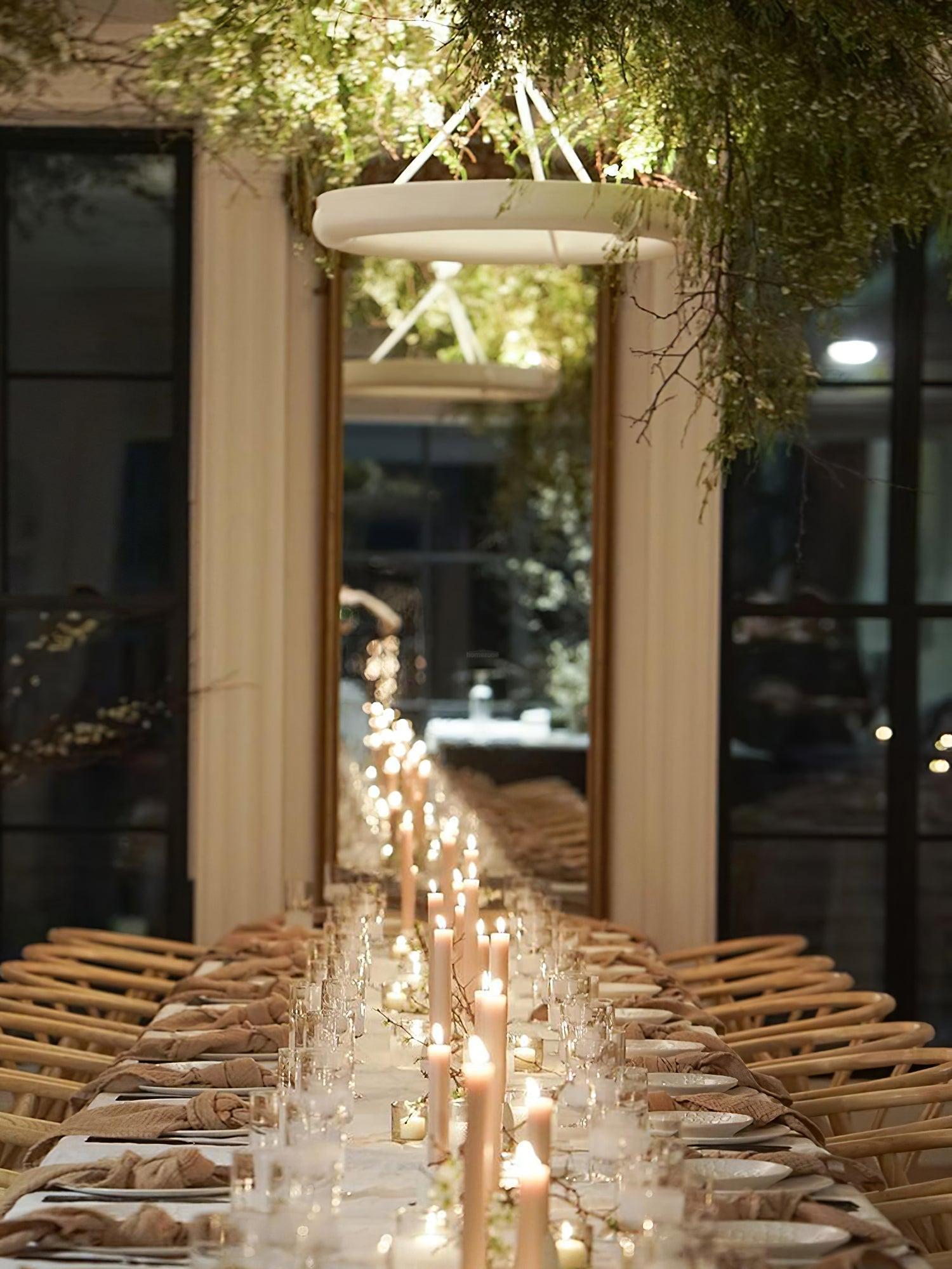 Tinsley Plaster Chandelier ∅ 23.6″/31.5''-Sylvia Space