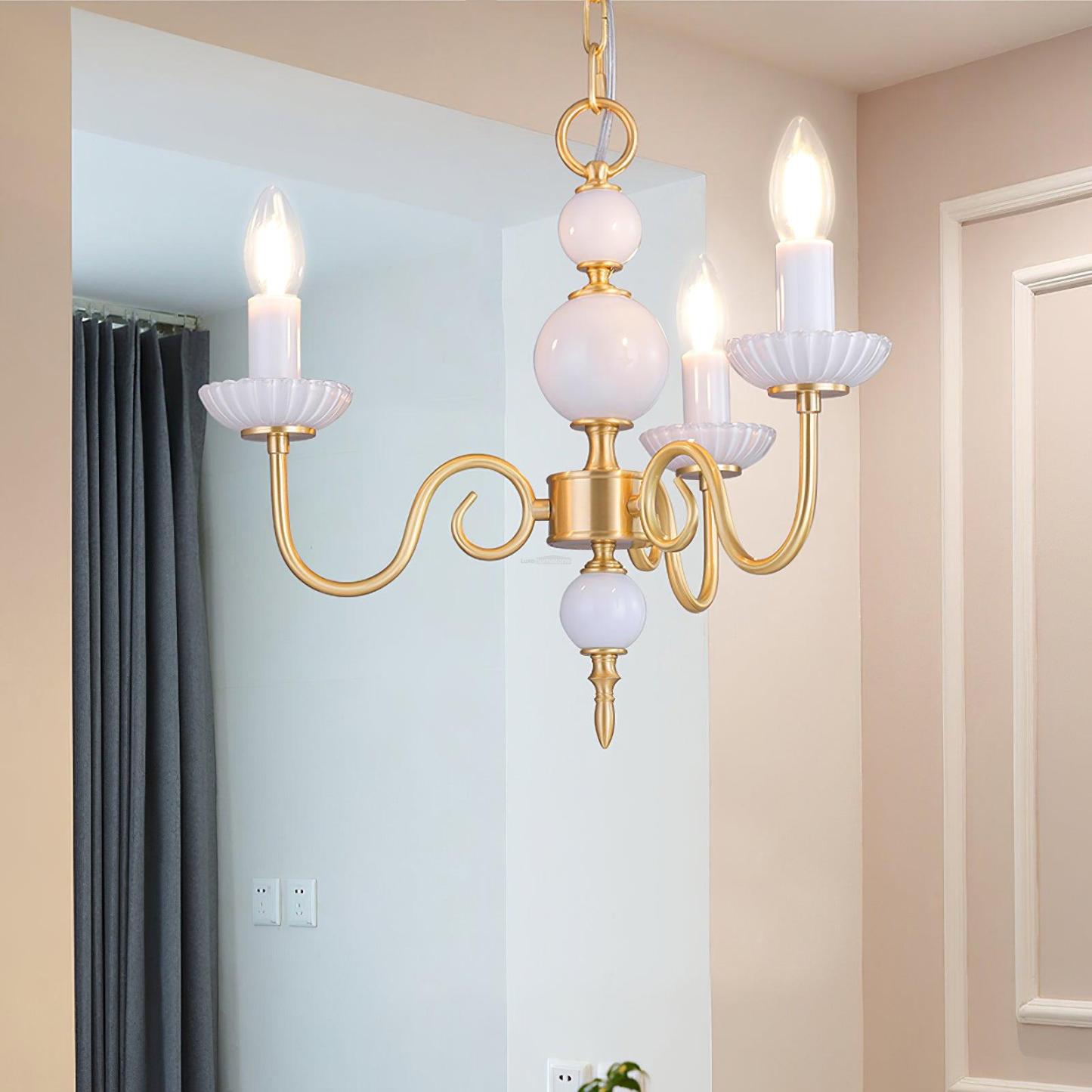 Carlita Chandelier with 3/5 heads-Sylvia Space