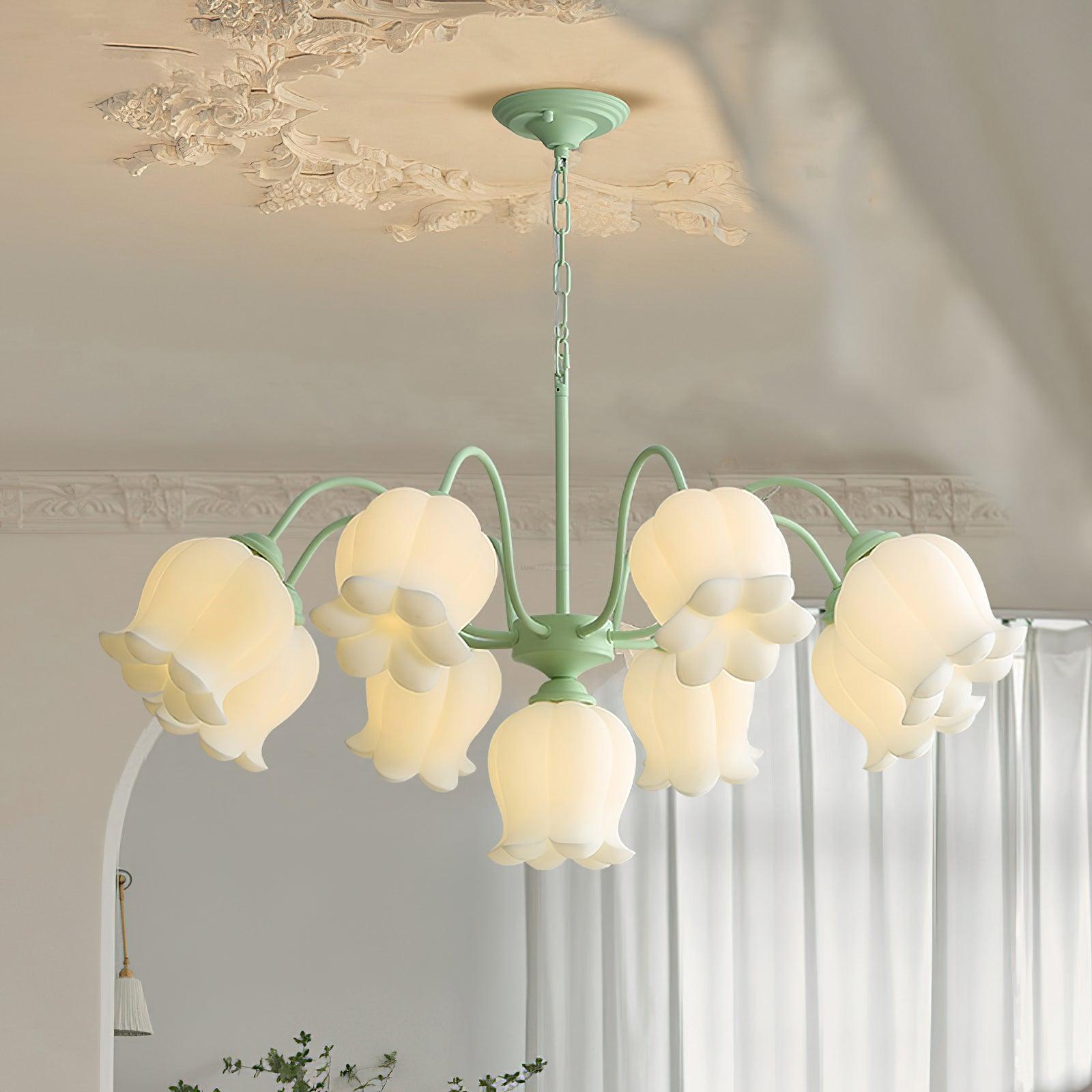 Lilium Chandelier with 3/5/6/8 heads-Sylvia Space