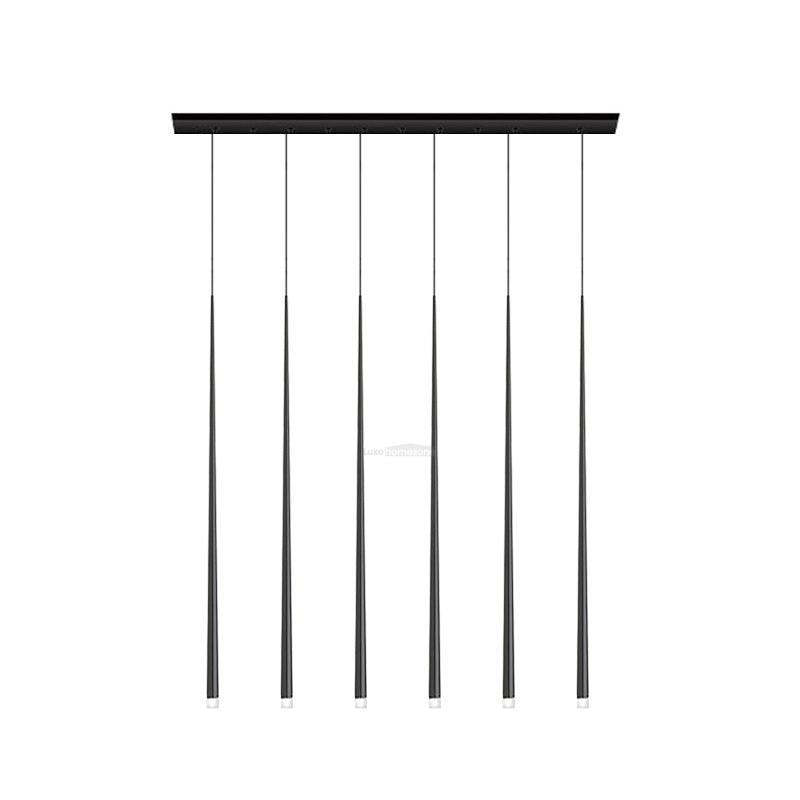 Slender Cone Round/Linear Chandelier-Sylvia Space