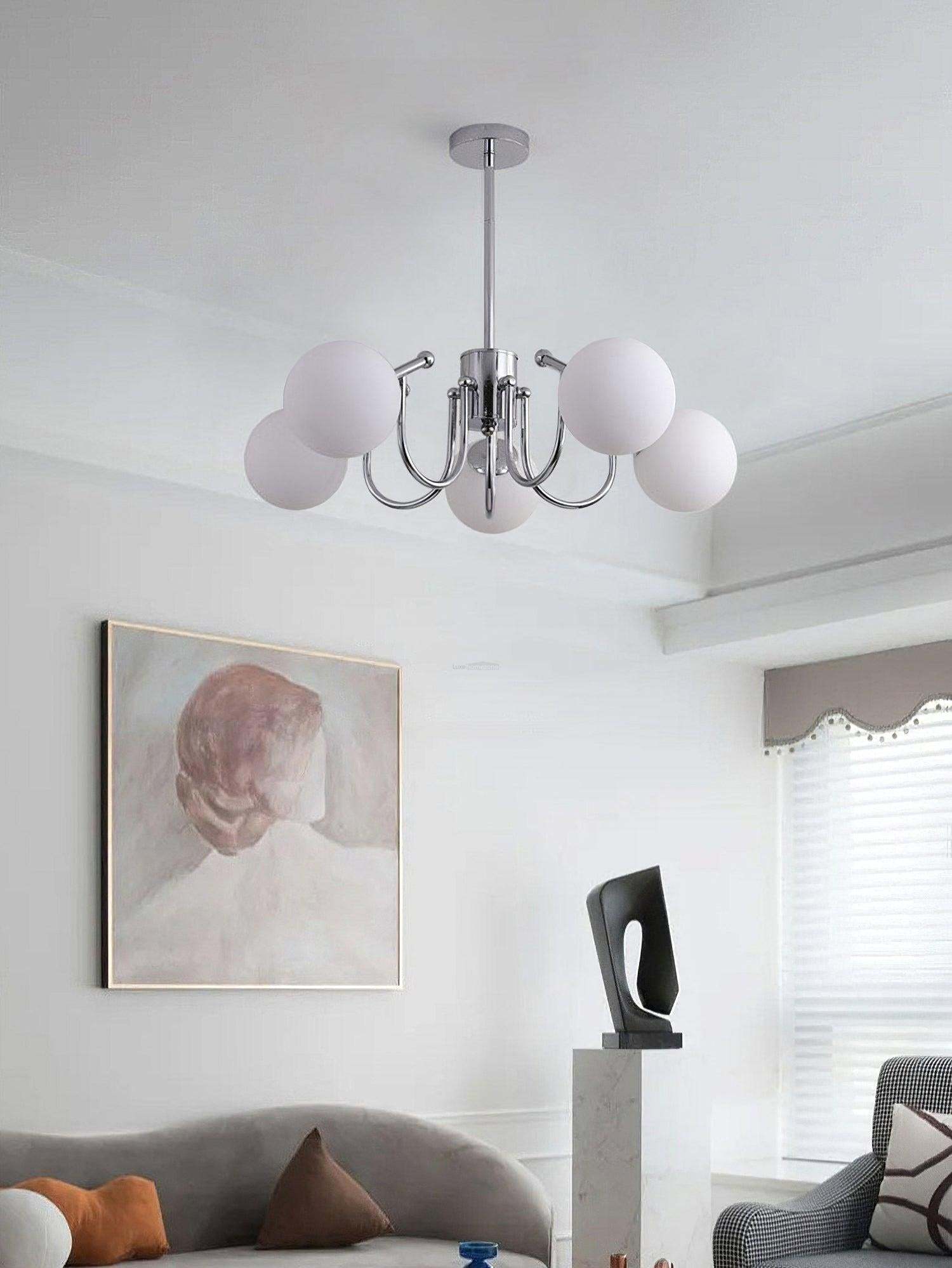 Bianca Chandelier with 3/5/6 heads-Sylvia Space