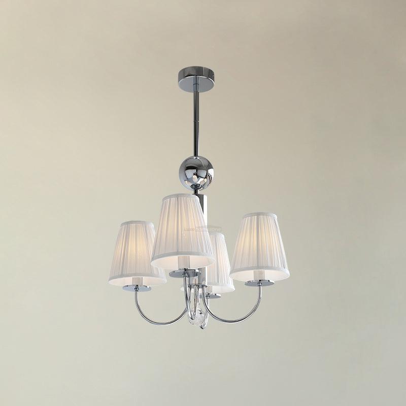 Simplicity Chrome Chandelier Φ 19.7″-Sylvia Space
