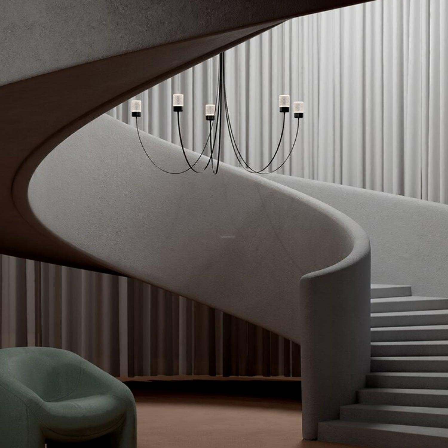 Swaying Chandelier with 5/7 heads-Sylvia Space