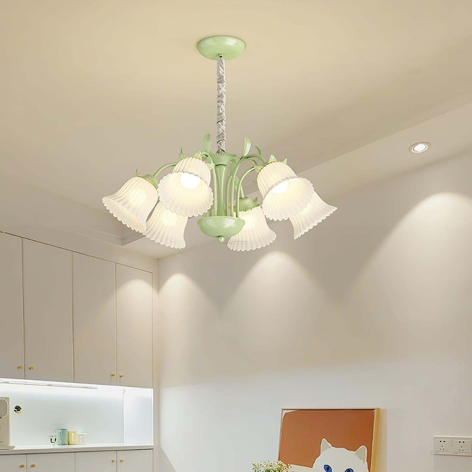 Petunia Chandelier with 6/8 heads-Sylvia Space