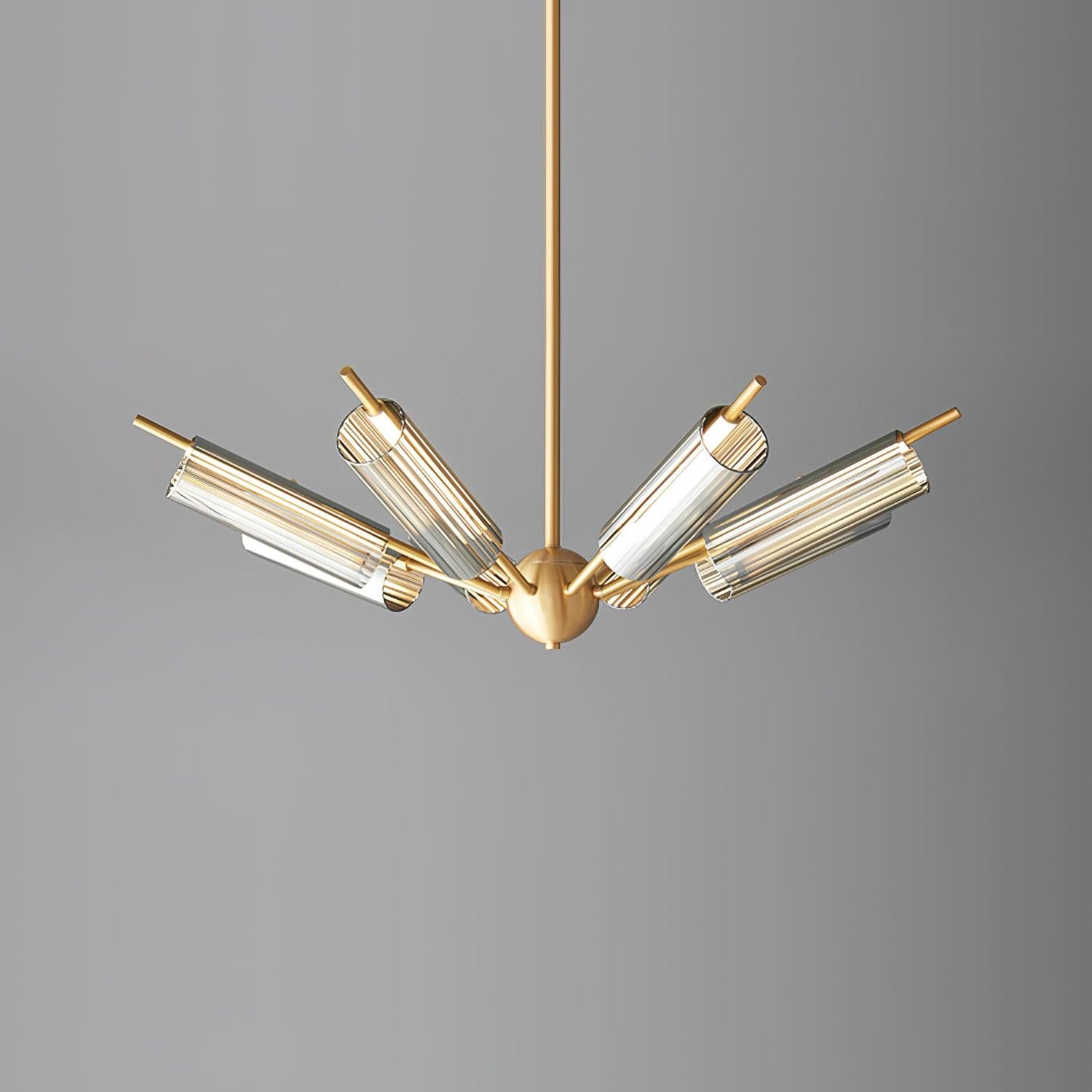 Sputnik Brass Chandelier with 6/8/10 heads-Sylvia Space