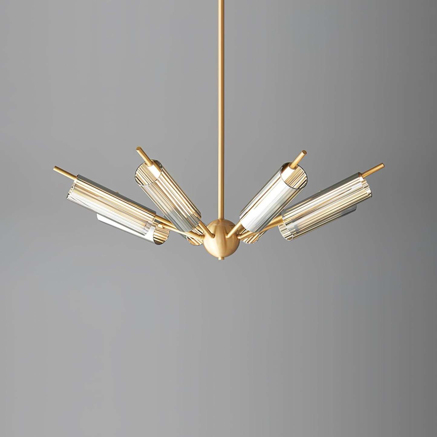 Sputnik Brass Chandelier with 6/8/10 heads-Sylvia Space