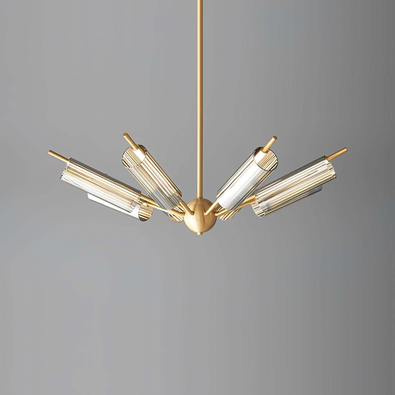 Sputnik Brass Chandelier with 6/8/10 heads-Sylvia Space