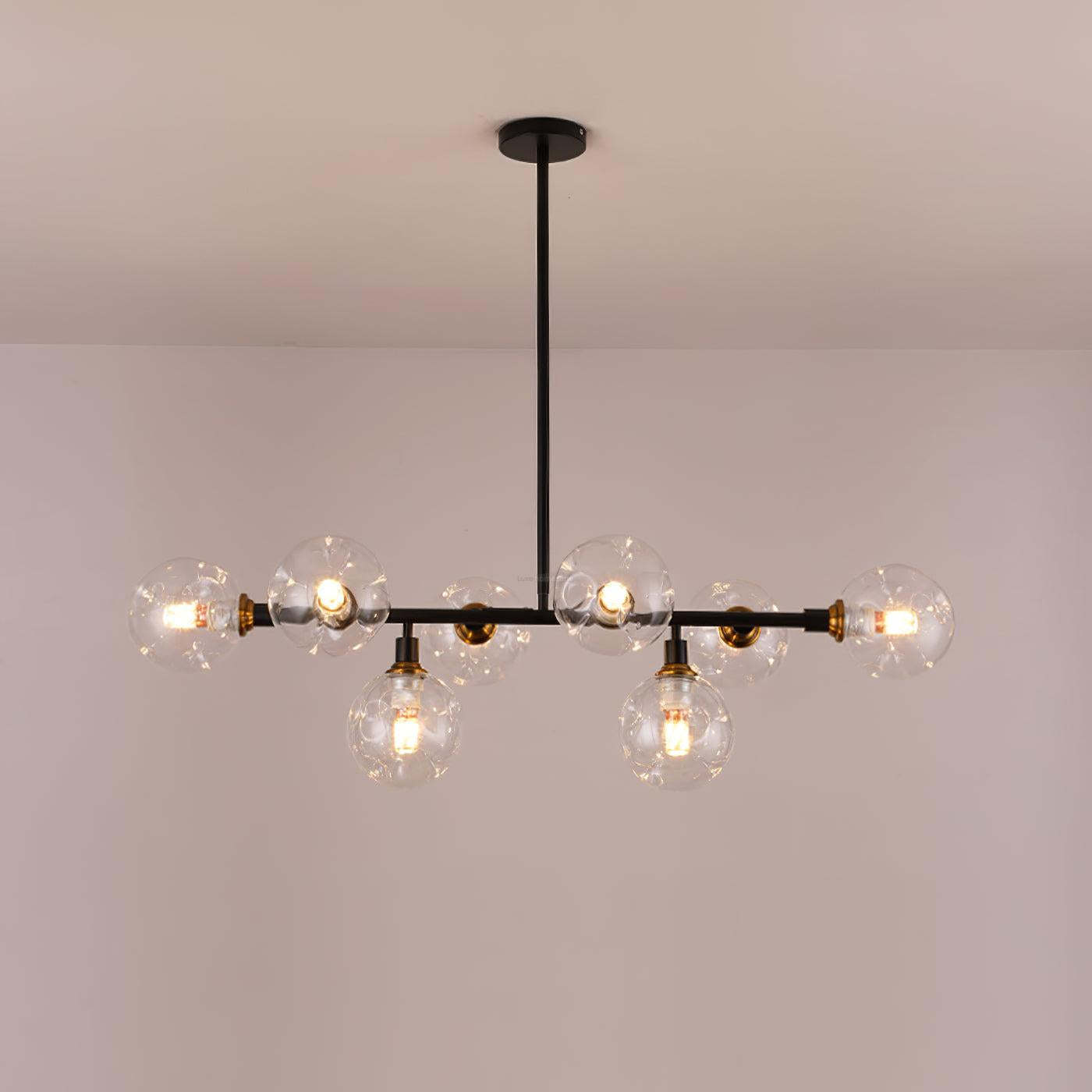 Primas Glass Linear Chandelier-Sylvia Space