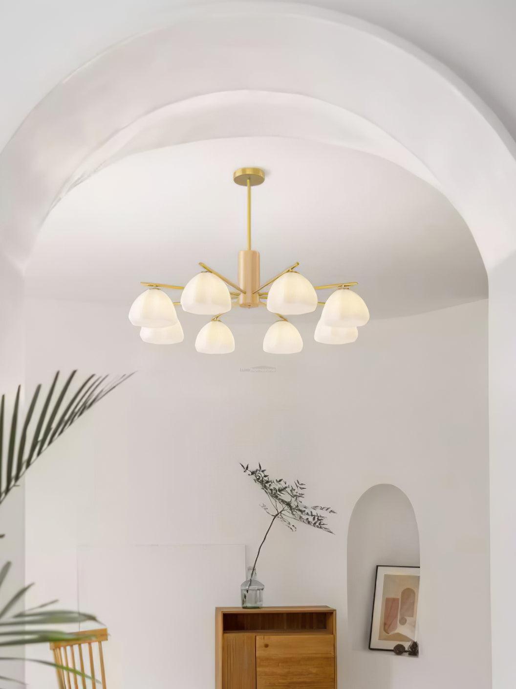 Little Clouds Round/Linear Chandelier-Sylvia Space