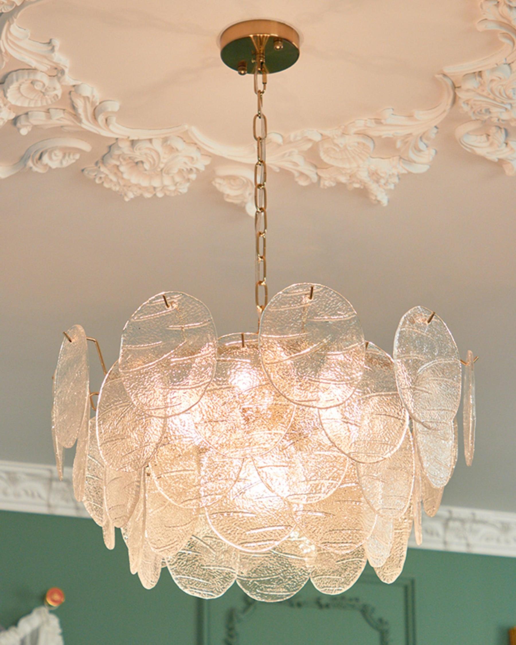 Victorian Disc Round Chandelier-Sylvia Space