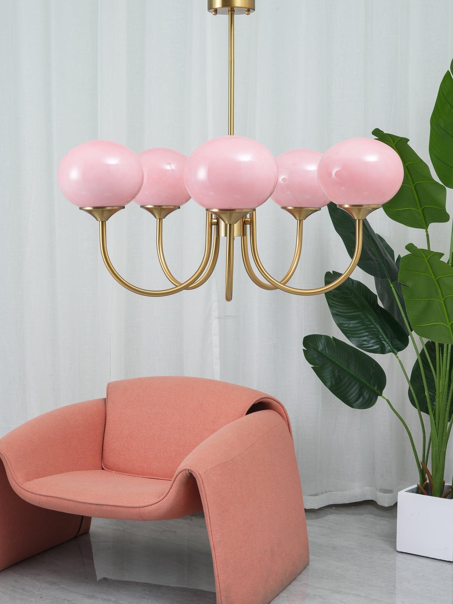 Marshmallow Chandelier 18''  26''-Sylvia Space