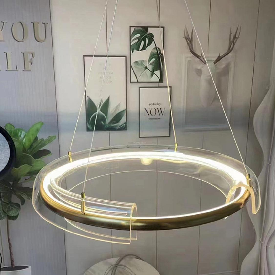 Solstice LED Chandelier ∅ 23.6″-Sylvia Space