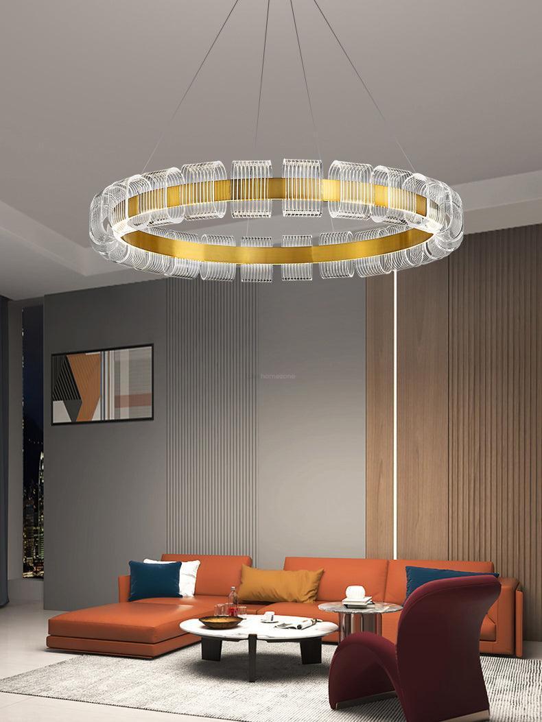 Bangle Chandelier ∅ 23.6″-Sylvia Space
