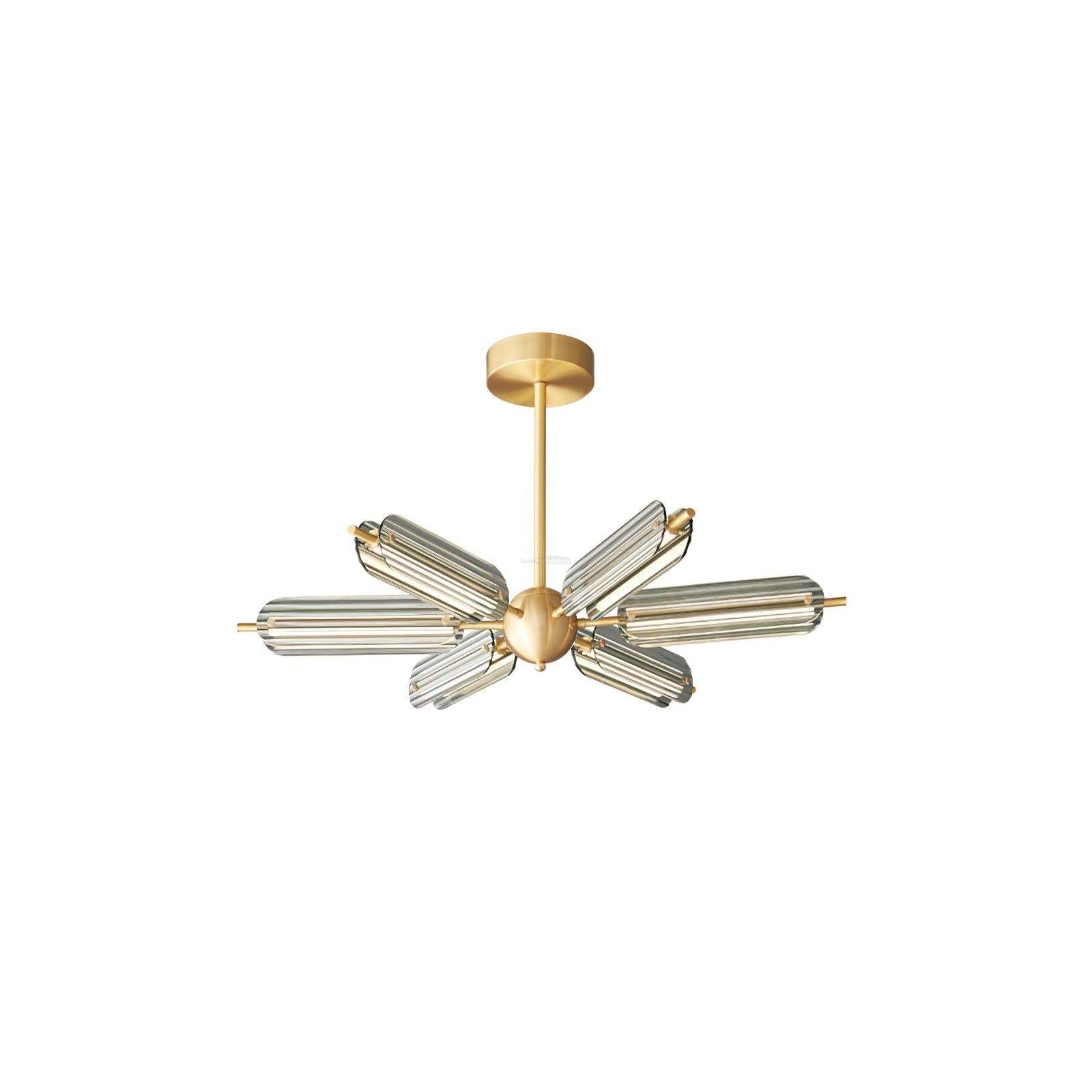 Sputnik Brass Chandelier with 6/8/10 heads-Sylvia Space