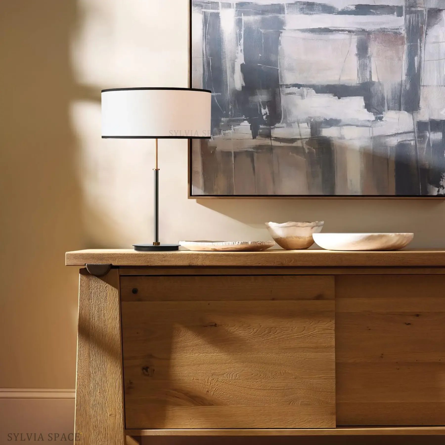 Daphne Linen Table Lamp