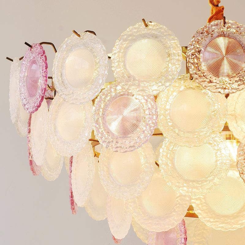 Rainbow Chandelier with Round/Long canopy-Sylvia Space