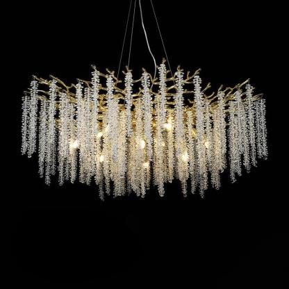 Albero Crystal Chandelier with 8/10/14 heads-Sylvia Space