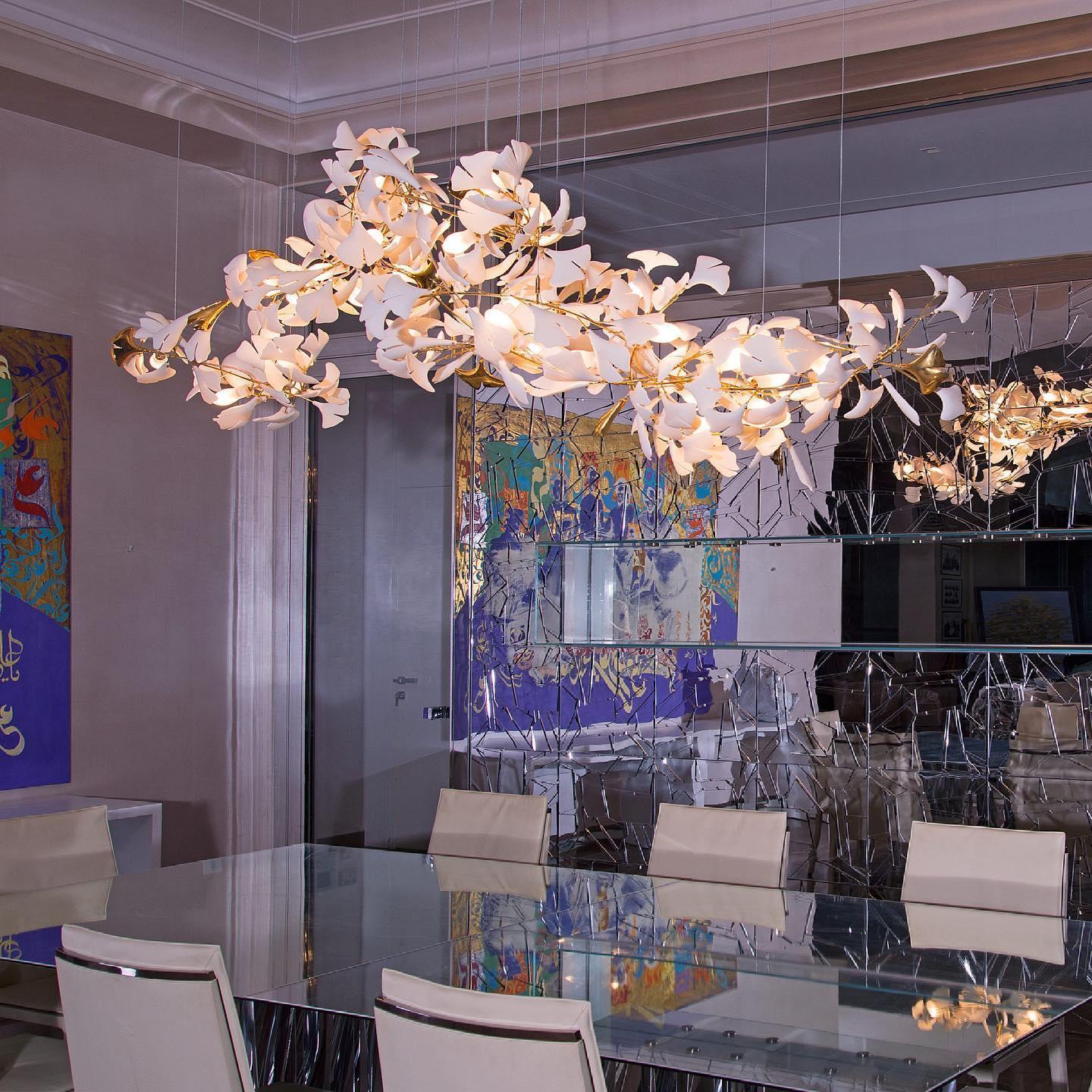 Gingko Chandelier Style E-Sylvia Space