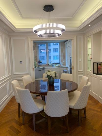 Hanging LED Chandelier ∅ 15.7″-Sylvia Space