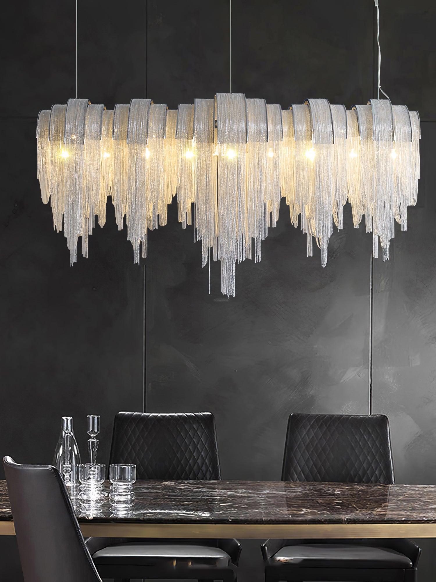 Length Chains Chandelier ∅ 23.6″-Sylvia Space