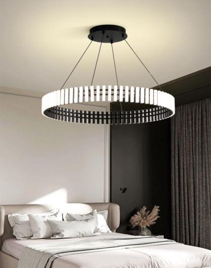 Hanging LED Chandelier ∅ 15.7″-Sylvia Space