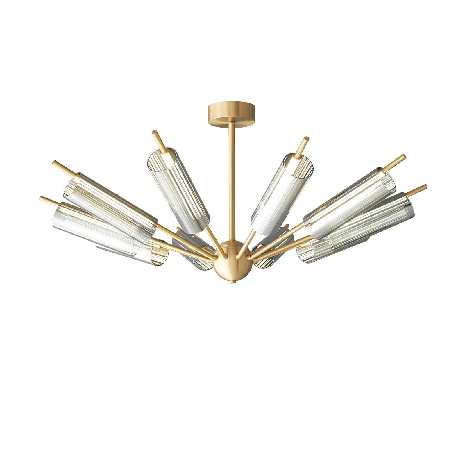 Sputnik Brass Chandelier with 6/8/10 heads-Sylvia Space